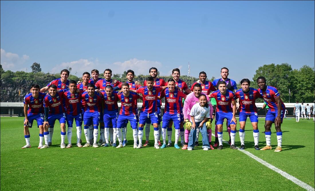 Jugadores del Atlante, previo a un partido de la Liga Expansión MX. FOTO: Imago7