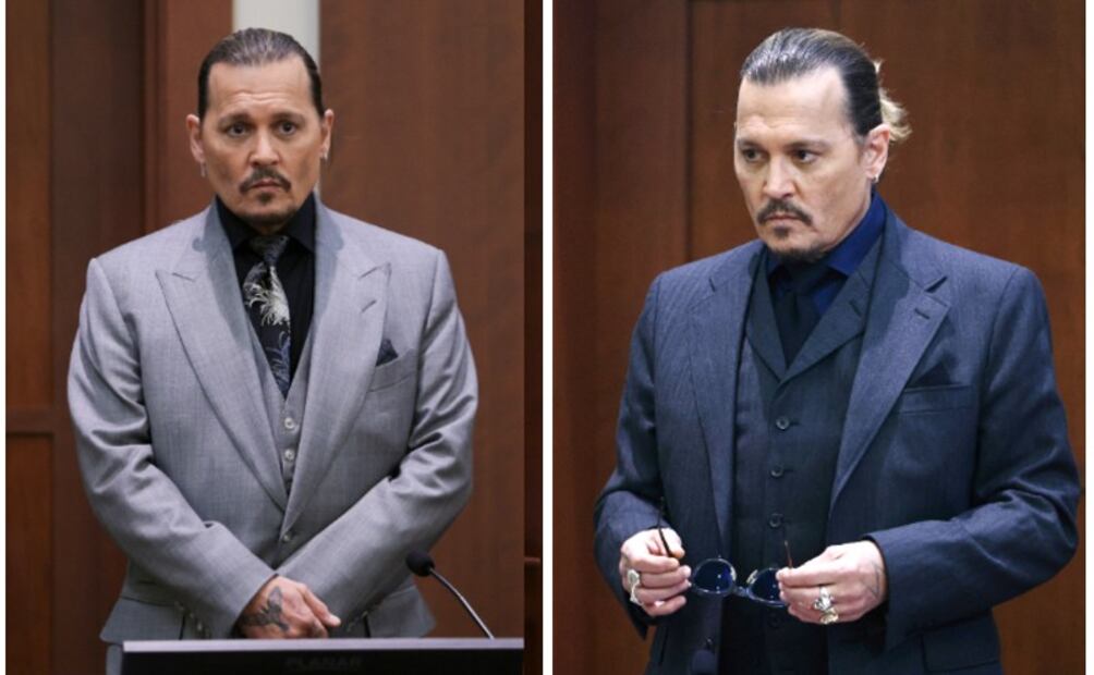 El antes y después de Johnny Depp en el juicio contra Amber Heard