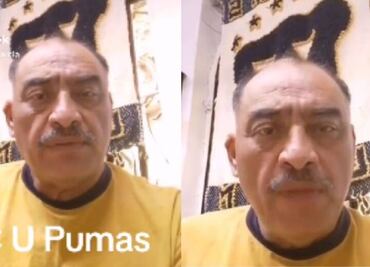 Don Beto, famoso aficionado de los Pumas, desmintió su muerte: "Estoy vivito"