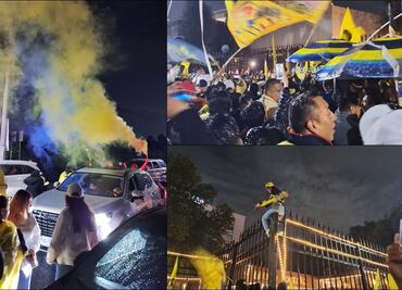 Las Águilas del América reciben impresionante serenata previo a la Final ante Toluca