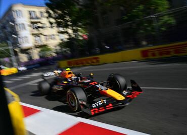 Checo Pérez admite sentirse frustrado tras terminar el GP de Azerbaiyán