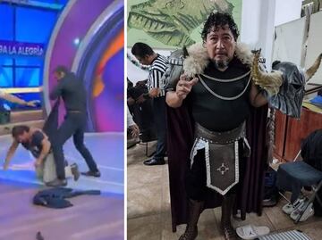 Él es King Vikingo, luchador al que agredió Alberto 'El Patrón' en el programa Venga la Alegría