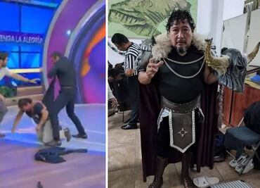 Él es King Vikingo, luchador al que agredió Alberto 'El Patrón' en el programa Venga la Alegría