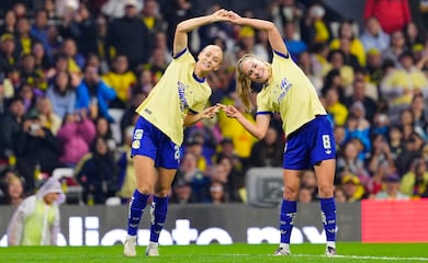 América Femenil festeja sus 110 años con triunfo ante Pachuca y se afianza como líder. 