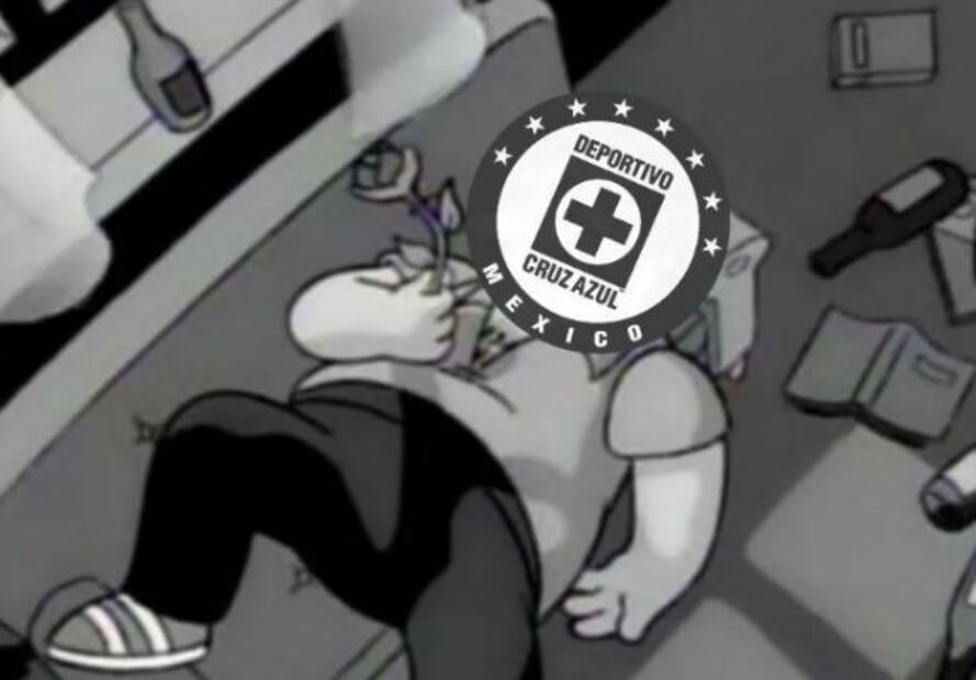 Los aficionados al Cruz Azul y los no tan aficionados decidieron divertirse con este tropiezo. Foto: Especial.
