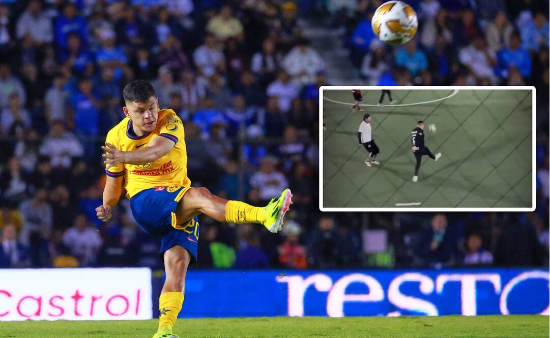 Malagón marcó un golazo desde media cancha en una cascarita en la que participó. Foto: Especial