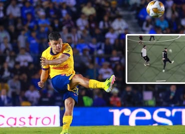 Luis Malagón imitó el golazo que Richard Sánchez le hizo a Cruz Azul de media cancha