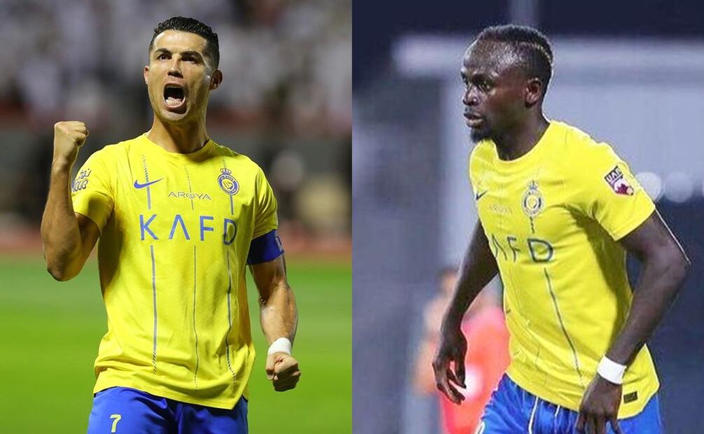 Cristiano Ronaldo y Sadio Mané. Fuente: Producción De10