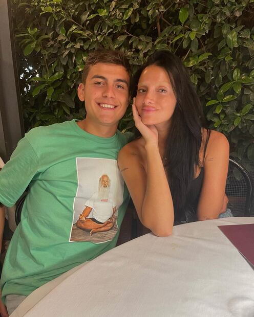 Paulo Dybala y Oriana Sabatini. Fuente: Instagram @paulodybala
