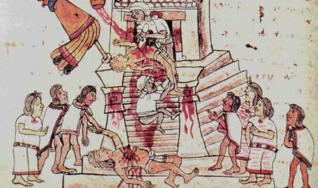Sangre, el "agua preciosa" que los aztecas ofrecían a los dioses 