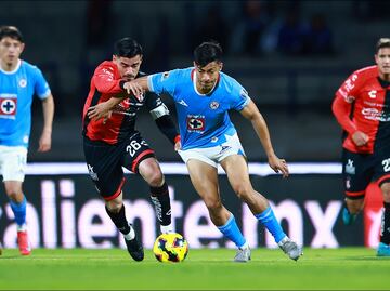 Cruz Azul no encuentra la fórmula para vencer al Atlas y empata 1-1 en el Olímpico Universitario