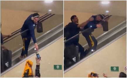 VIDEO: Salvan a Gignac de sufrir un terrible accidente mientras atendía a una aficionada