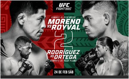 UFC México: ¿Cuándo y dónde ver la magna función con Brandon Moreno y Yair Rodríguez?