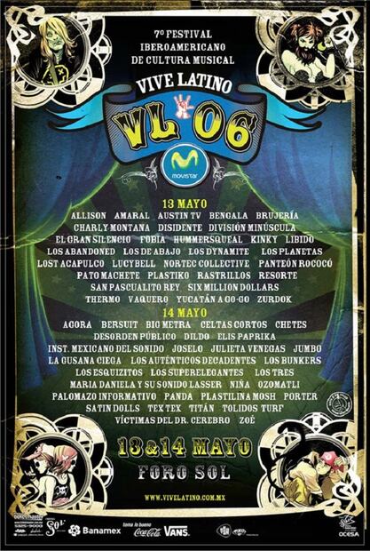 ¿Cuál fue tu favorito? 20 años del Vive Latino a través de sus carteles