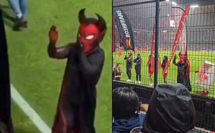 Botarga del Toluca realizó gestos ofensivos a la porra de los Pumas en el Nemesio Diez