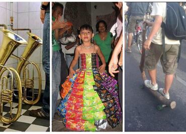 10 personas que llevaron el reciclaje al extremo