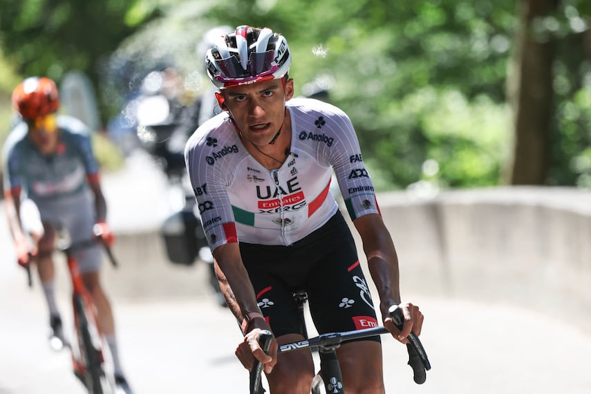 Isaac del Toro en el  Tour Auvergne-Rhones-Alpes - Foto: AFP