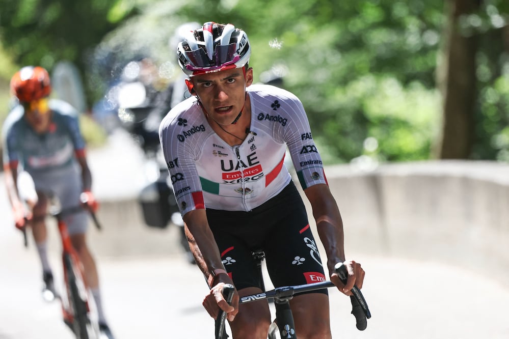 Isaac del Toro en el Tour Auvergne-Rhones-Alpes - Foto: AFP