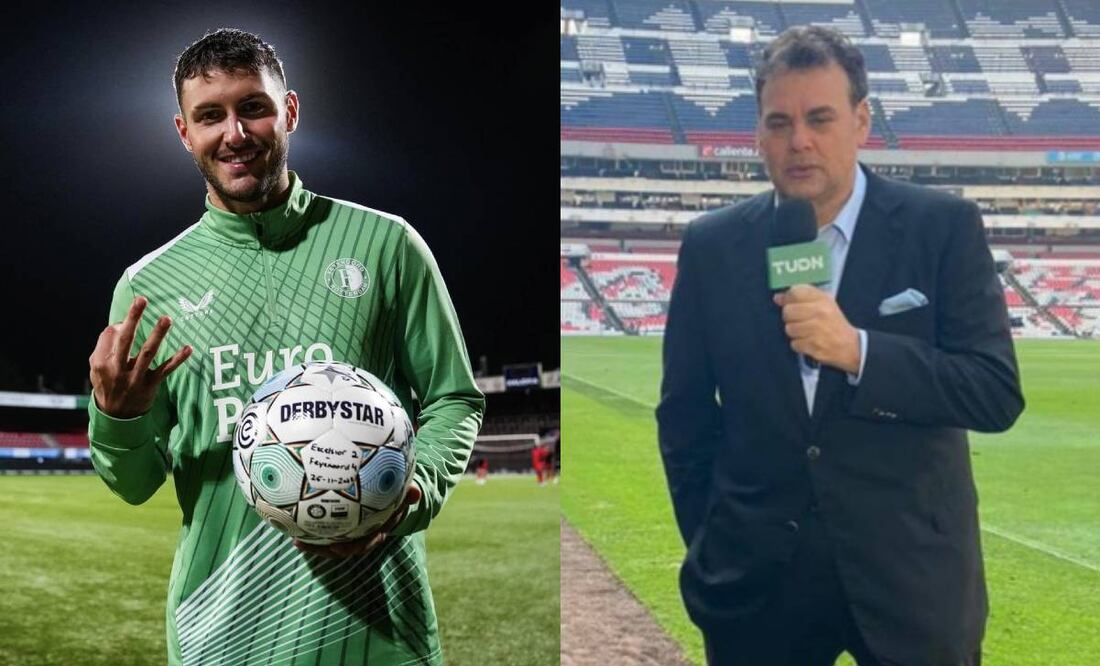 David Faitelson resaltó que Santiago Giménez sólo funciona en el Feyenoord. Foto: Especial