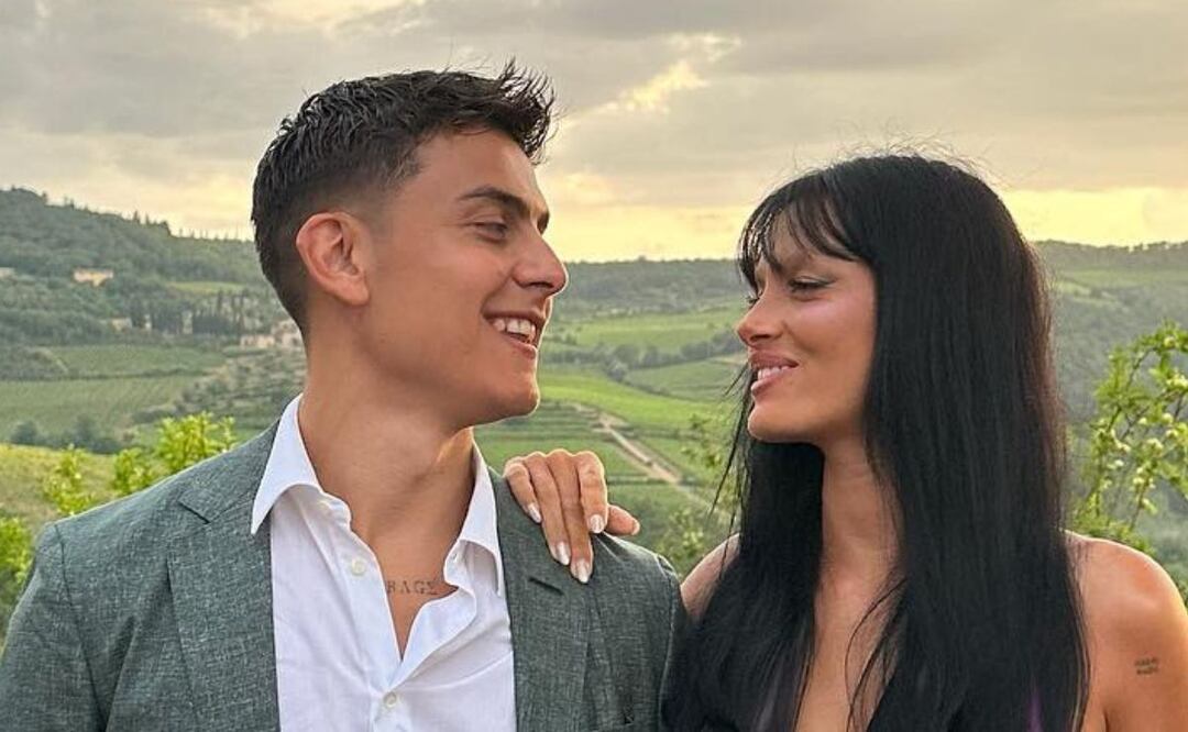 Paulo Dybala y Oriana Sabatini. Fuente: Instagram @paulodybala