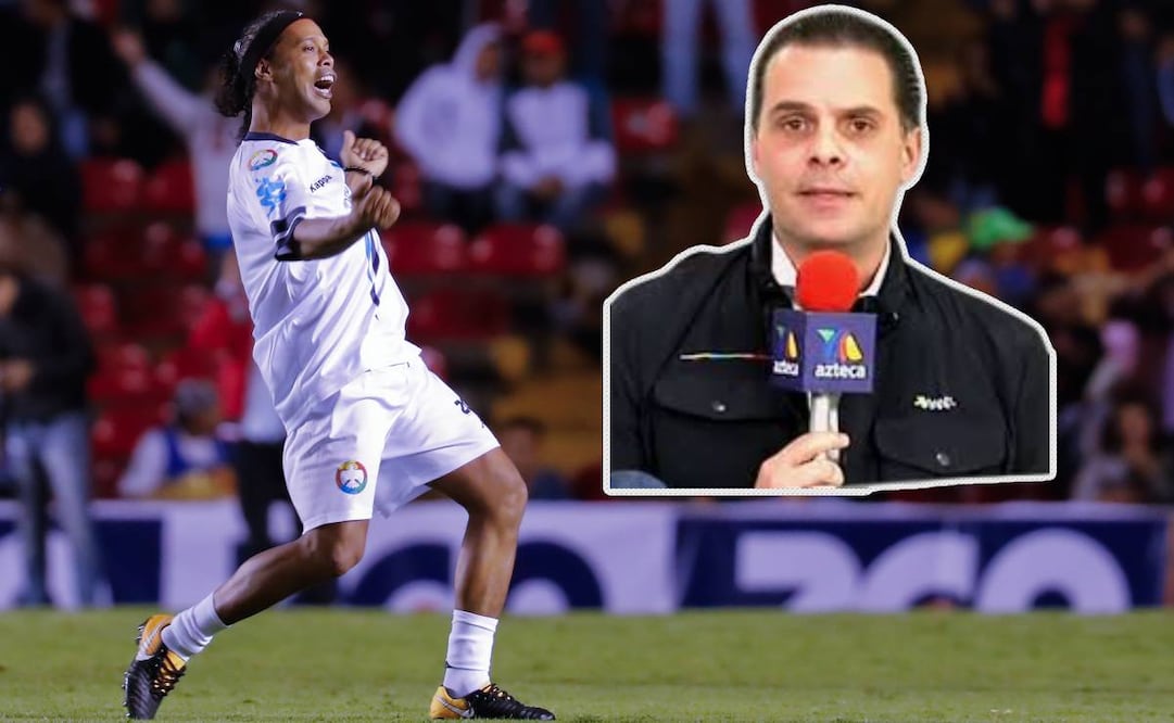 Martinoli hizo enojar a Ronaldinho Foto: Especial