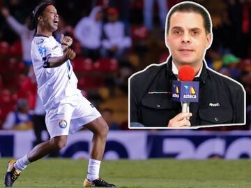 El día que Ronaldinho le dio un "balonazo en los hue..." a Christian Martinoli