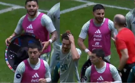 Alexis Vega fue reventado por intentar ponerle el sombrero de Caramelo a Henry Martín