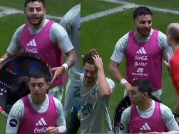 Alexis Vega fue reventado por intentar ponerle el sombrero de Caramelo a Henry Martín