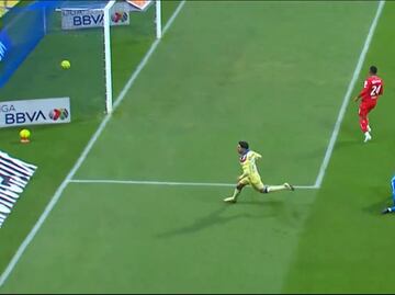 ¡América va con todo por la cima! Henry Martín y Diego Valdés se combinan para abrir el marcador para las Águilas