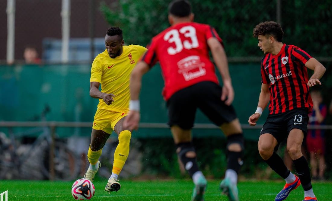 Julián Quiñones tuvo su primer partido con el Al Qadisiyah de Arabia Saudita. Foto: Especial