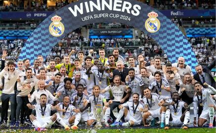 Kylian Mbappé se estrenó con el título de la Supercopa de Europa con el Real Madrid