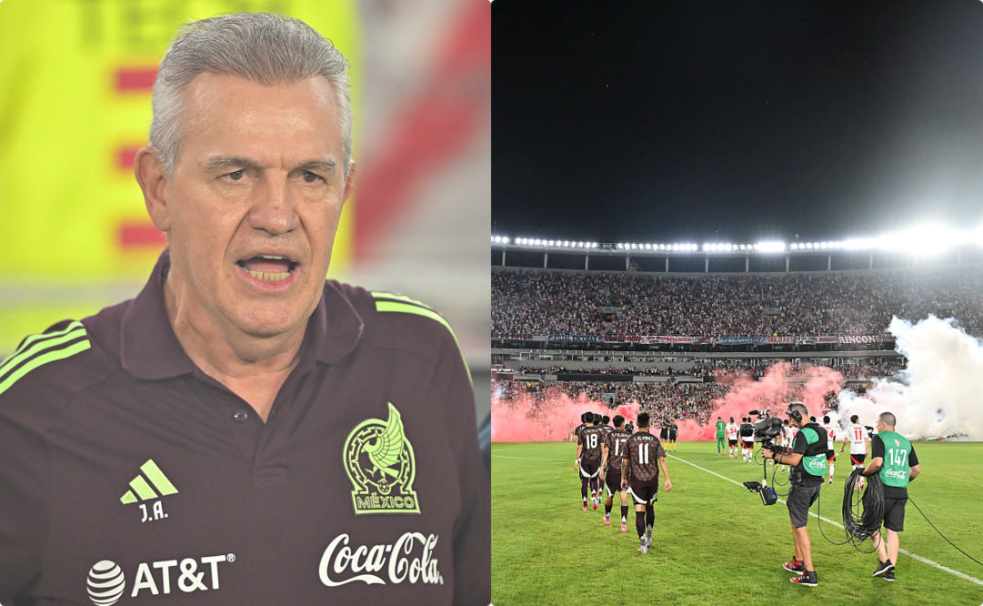 Javier Aguirre durante el partido amistoso que la Selección Mexicana disputó contra River Plate - Fotos: Imago7
