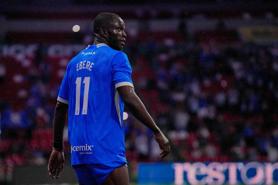 Christian Ebere con Cruz Azul, durante el Apertura 2026 - Foto: Imago7
