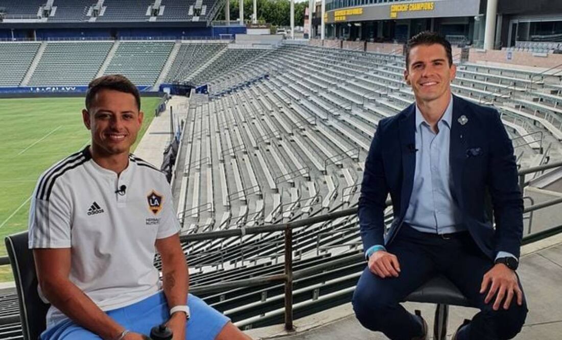 Chicharito Hernández tiene una buena relación con Sergio Dipp. Foto: Especial