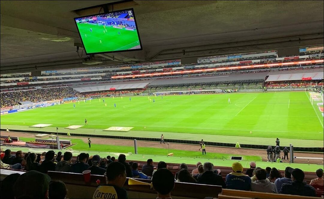 Así es la vista de uno de los palcos del Azteca, hoy Estadio Banorte. FOTO: Cortesía Miguel Alessio