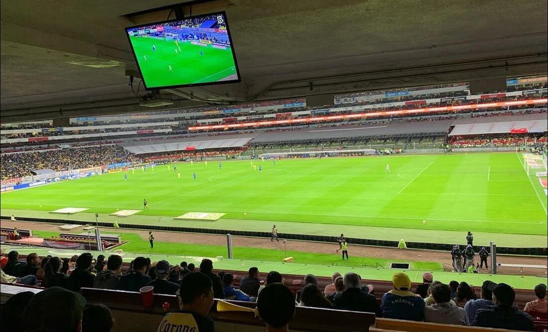 Así es la vista de uno de los palcos del Azteca, hoy Estadio Banorte. FOTO: Cortesía Miguel Alessio