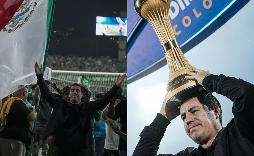 Efraín Juárez, tras coronarse con el Atlético Nacional en el futbol colombiano - Fotos: @nacionaloficial en Instagram