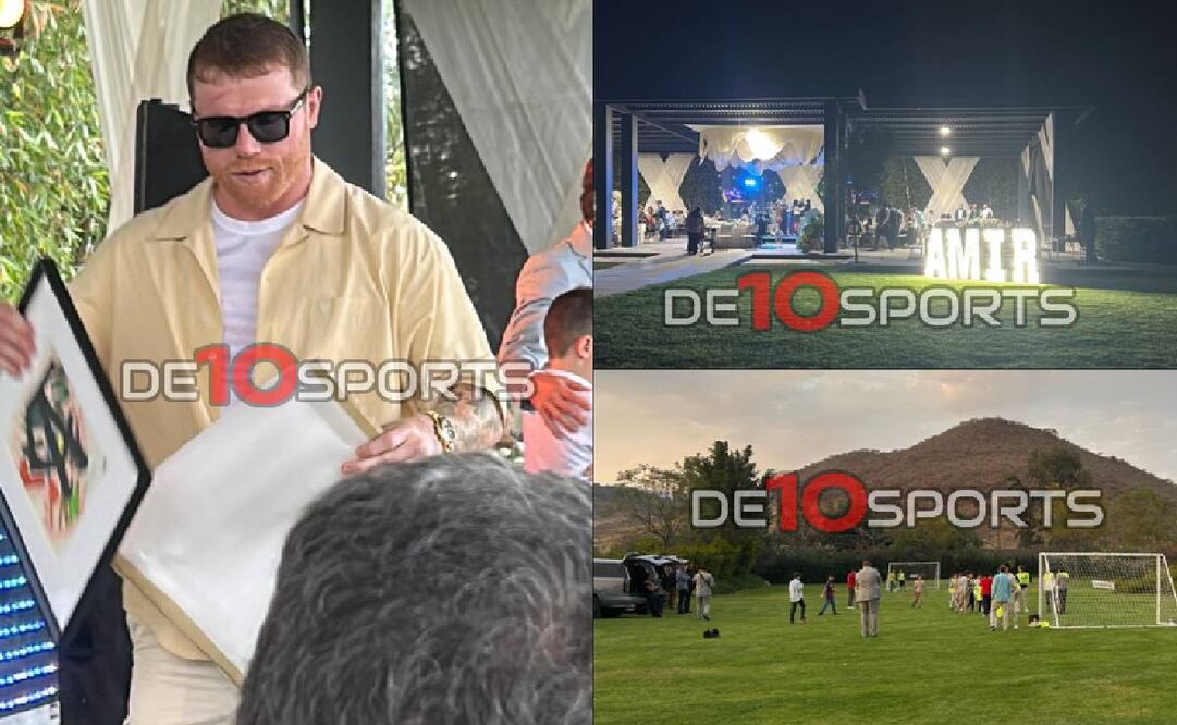 Saúl Álvarez fue padrino de primera comunión de uno de sus sobrinos en Guadalajara. FOTOS: Especiales