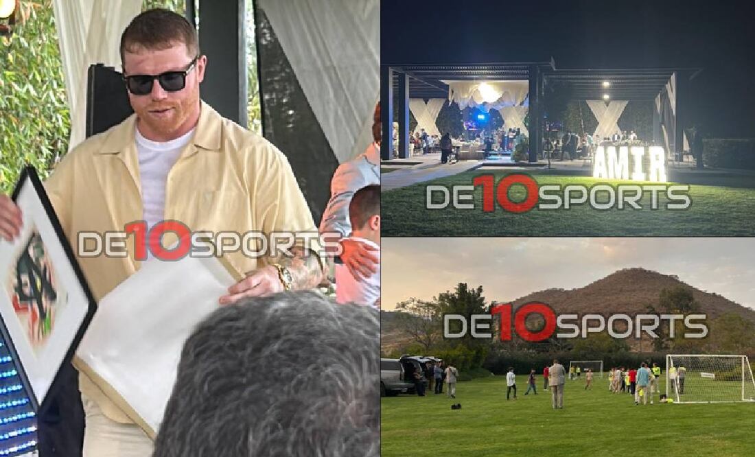 Saúl Álvarez fue padrino de primera comunión de uno de sus sobrinos en Guadalajara. FOTOS: Especiales