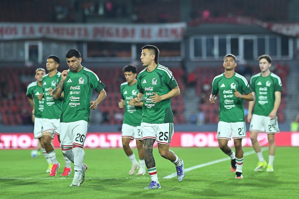 Futbolistas de la Selección Mexicana en el estadio Rommel Fernández, durante partido amistoso entre Panamá y México - Foto: Imago7