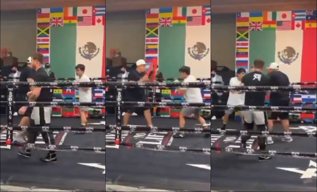 Hijo de Manny Pacquiao entrena con Canelo y Eddy Reynoso. FOTOS: Capturas