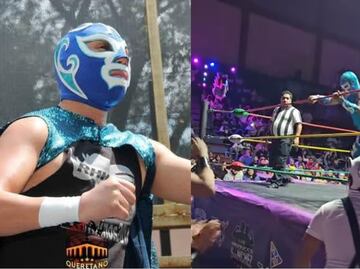 VIDEO: Hijo de Ciclón Ramírez sufre una terrible caída en la Arena Neza