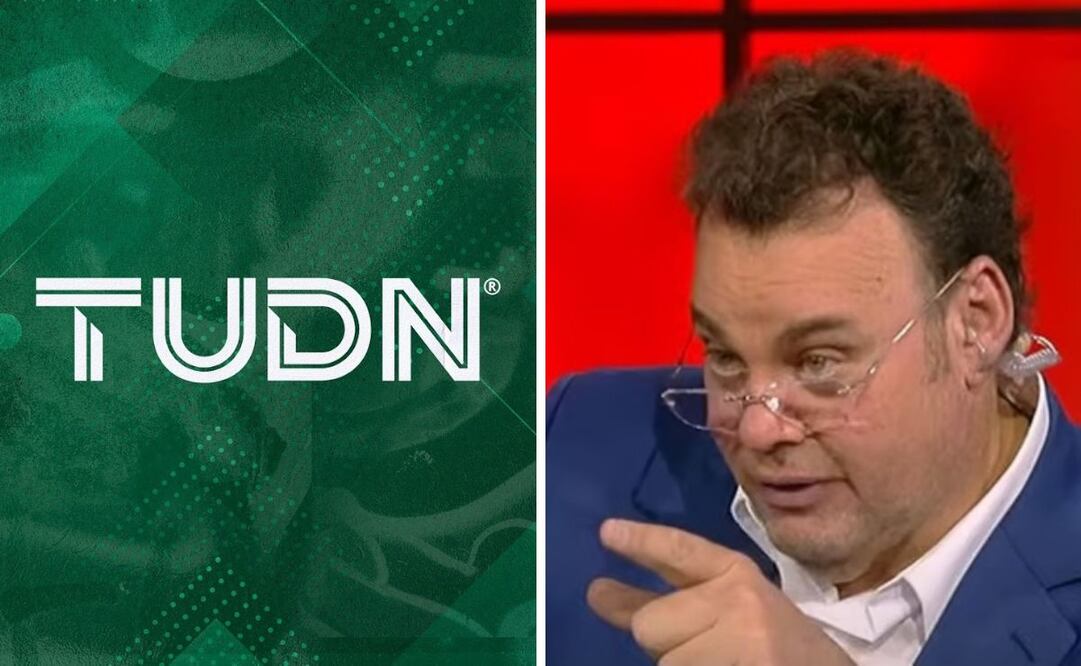 Logo de TUDN y Faitelson enojado en Futbol Picante de ESPN / FOTO: Especial y Captura