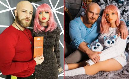 Fisicoculturista ruso se casa ¡con su muñeca inflable!