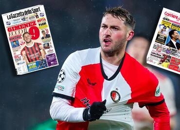 Santi Giménez: Así aparece en las portadas de la prensa italiana tras su cercano fichaje con el AC Milan