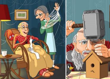 Así se verían nuestros superhéroes favoritos si envejecieran