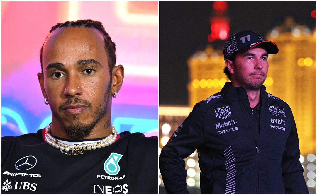 Lewis Hamilton y Checo Pérez mantienen la lucha por el subcampeonato - AFP