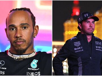 Lewis Hamilton le manda advertencia a Checo Pérez previo al GP de Las Vegas