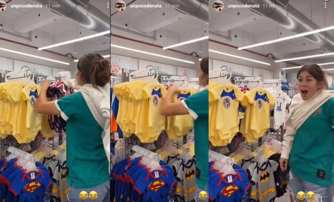 Nicki Hernández escondió los uniformes de las Chivas para que se vieran sólo los del América. Foto: Especial