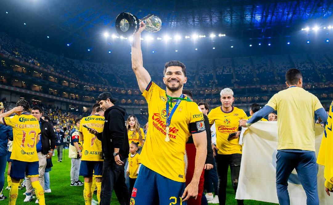 Henry Martín tuvo un año redondo en el que logró cuatro títulos con el América. Foto: Imago7